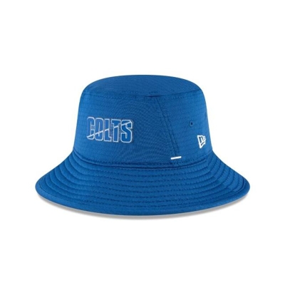 Indianapolis Colts Gorra | New Era NFL Official Summer Sideline Stretch Bucket Hat Mexico - Azules